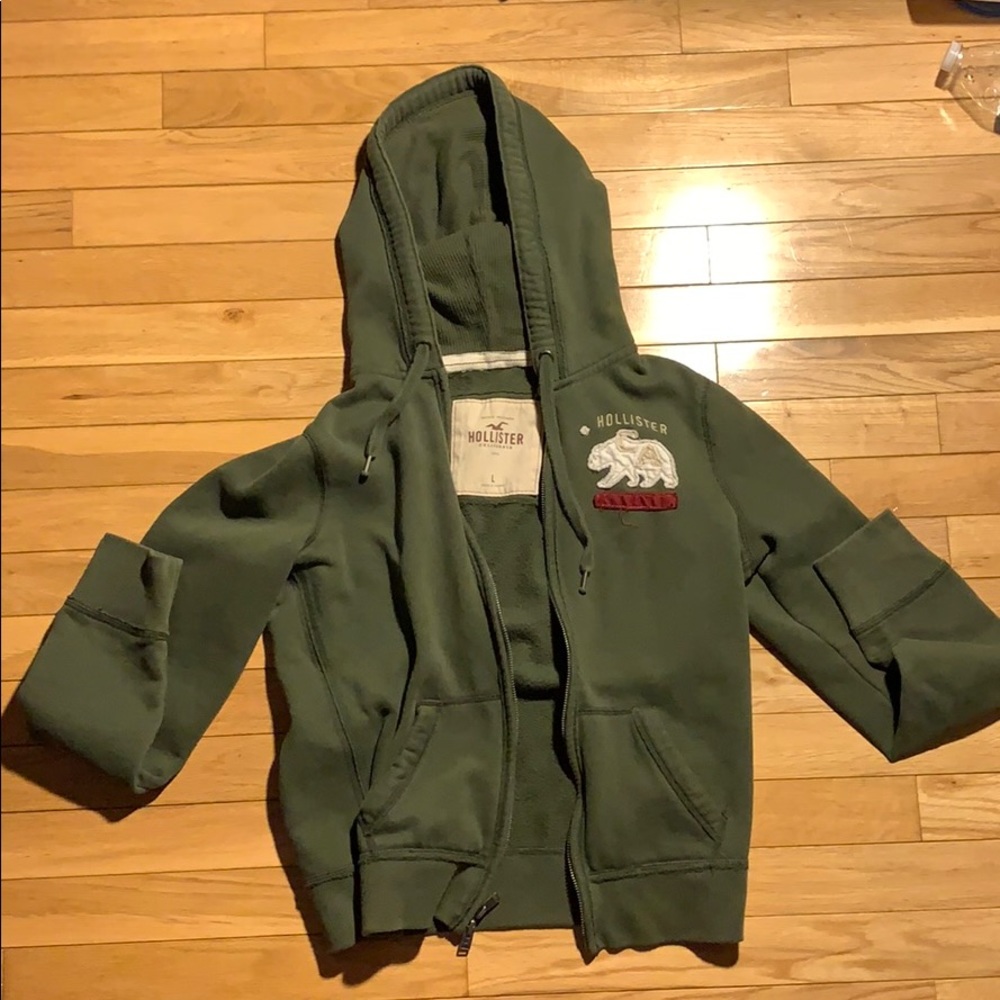 Hollister zip up jacket